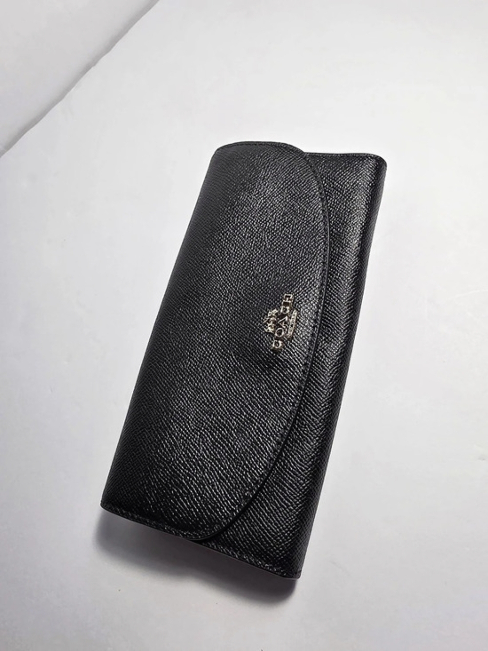 Coach Black Zip-Around Wallet